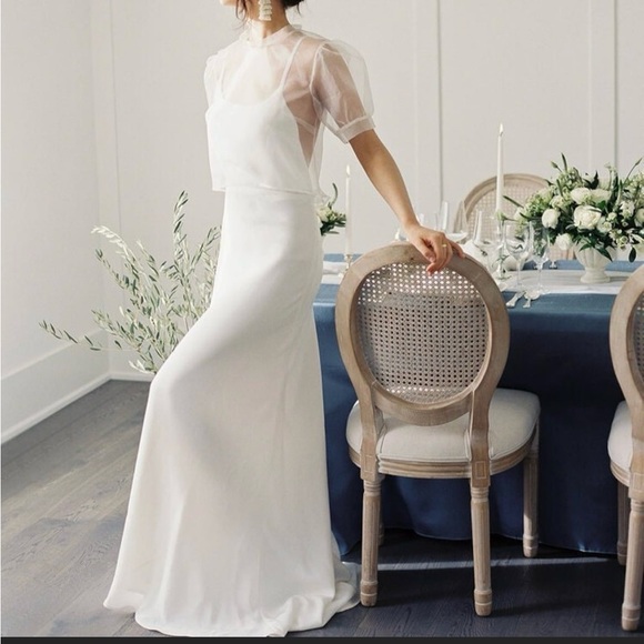 Sheer Bridal Top - Picture 1 of 2